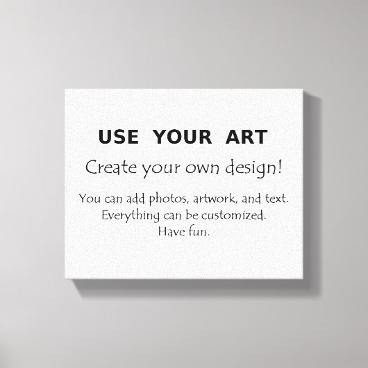 Creëer uw eigen uitgerekte canvas muurkunstontwerp (Voorkant)