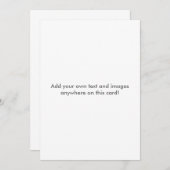 Creëer Uw eigen uitnodiging (Voorkant / Achterkant)