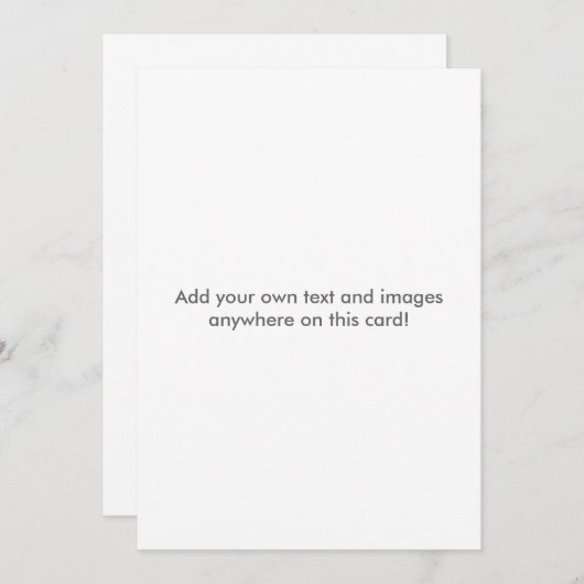 Creëer Uw eigen uitnodiging (Voorkant / Achterkant)