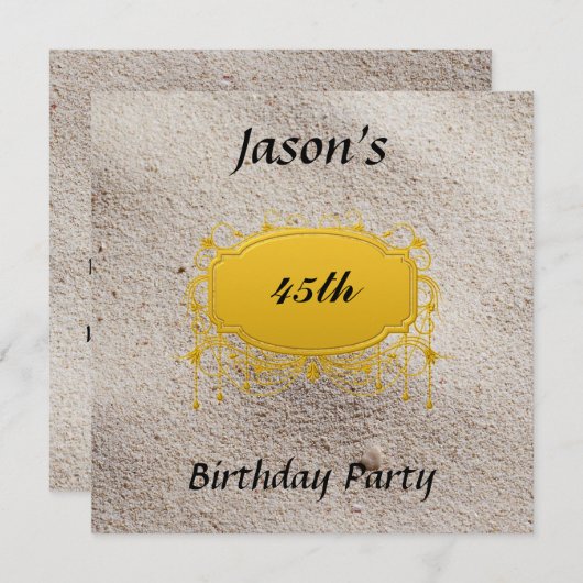 Creëer uw eigen uitnodiging (Voorkant / Achterkant)