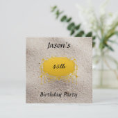 Creëer uw eigen uitnodiging (Staand voorkant)