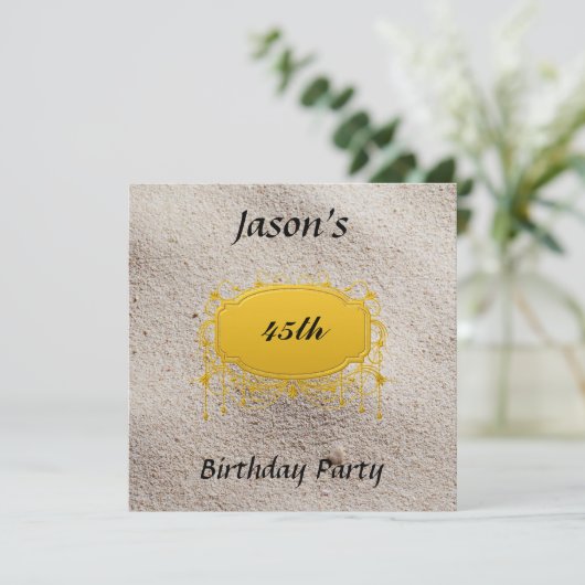 Creëer uw eigen uitnodiging (Staand voorkant)