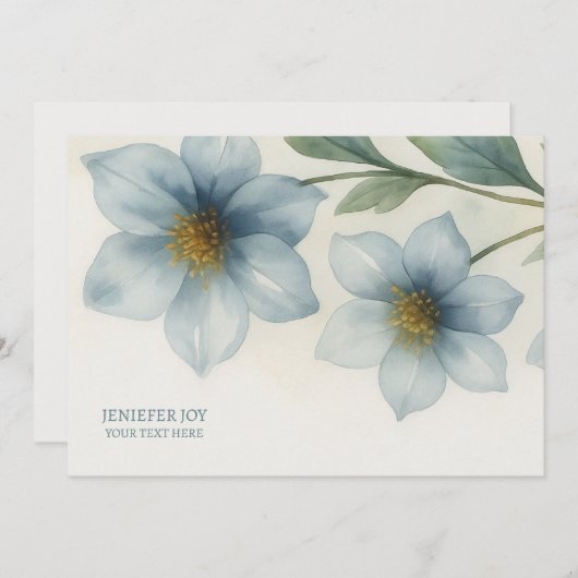 creëer uw eigen uitnodiging (Voorkant / Achterkant)