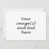 Creëer Uw eigen uitnodiging (Achterkant)