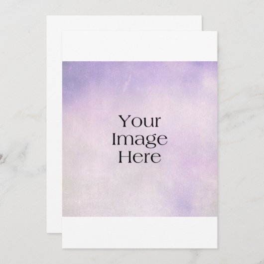 Creëer uw eigen uitnodiging (Voorkant / Achterkant)