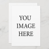 Creëer Uw eigen uitnodiging (Voorkant / Achterkant)