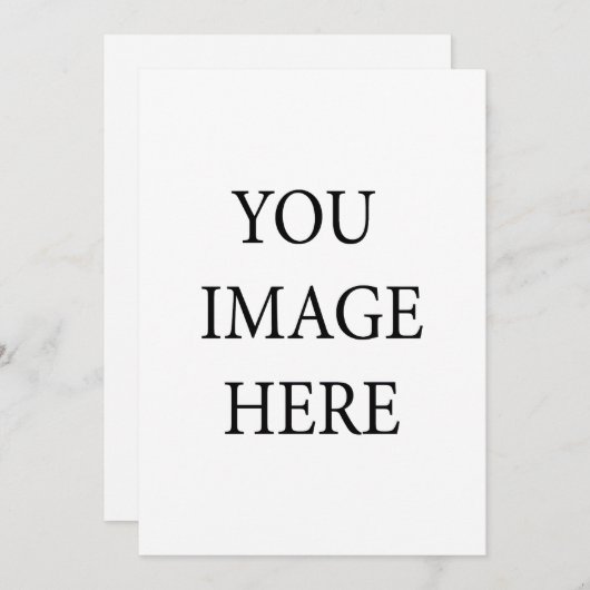 Creëer Uw eigen uitnodiging (Voorkant / Achterkant)