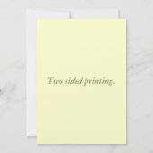 Creëer Uw eigen uitnodiging (Achterkant)