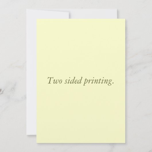 Creëer Uw eigen uitnodiging (Achterkant)