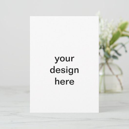 creëer uw eigen uitnodiging (Staand voorkant)