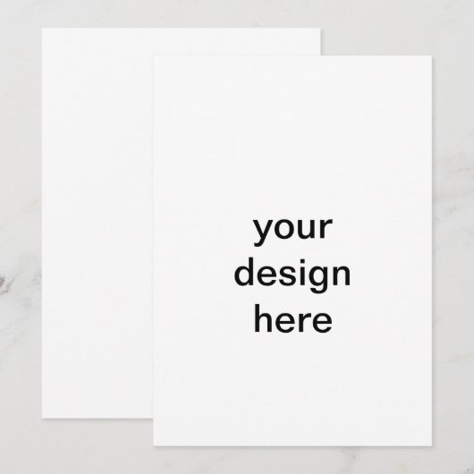 creëer uw eigen uitnodiging (Voorkant / Achterkant)