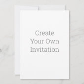 Creëer Uw eigen uitnodiging (Achterkant)