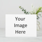 creëer uw eigen uitnodiging (Staand voorkant)