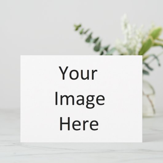 creëer uw eigen uitnodiging (Staand voorkant)