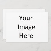 creëer uw eigen uitnodiging (Voorkant / Achterkant)