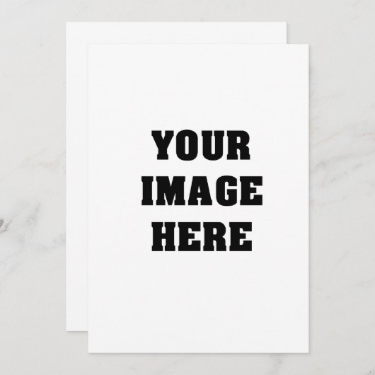 Creëer uw eigen uitnodiging (Voorkant / Achterkant)