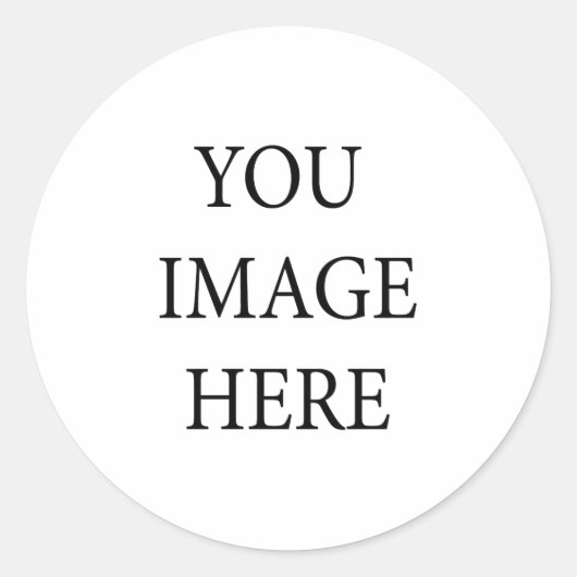 Creëer Uw eigen uitnodiging Ronde Sticker (Voorkant)