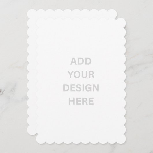 Creëer Uw Eigen Uitnodiging van 5 x 7 inch (Voorkant / Achterkant)