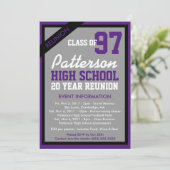 Creëer Uw Eigen Uitnodiging van de Klasse van de R (Staand voorkant)