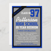 Creëer Uw Eigen Uitnodiging van de Klasse van de R (Voorkant / Achterkant)