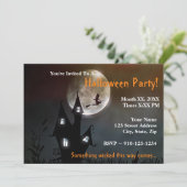Creëer Uw eigen uitnodiging voor een Halloween-par (Staand voorkant)