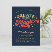 Creëer Uw eigen uitnodiging voor een Magische Dag (Staand voorkant)