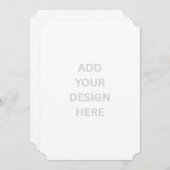 Creëer Uw eigen uitnodiging voor een ticket van 5  (Voorkant / Achterkant)