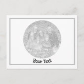 Creëer Uw eigen uitnodiging voor geboorte (Voorkant)