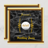 Creëer Uw eigen uitnodiging voor goudrook (Voorkant / Achterkant)