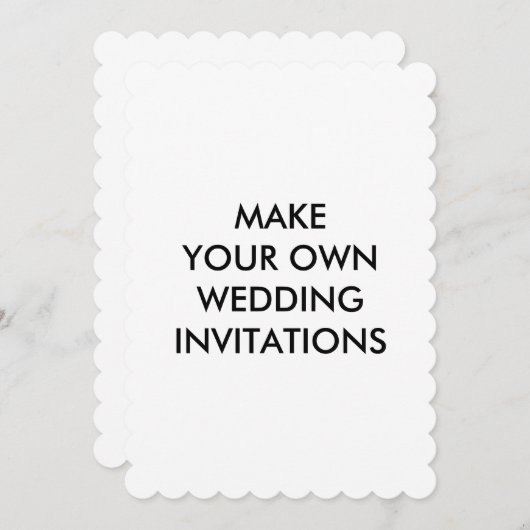 Creëer Uw Eigen Uitnodigingen 5 x 7 van het (Voorkant / Achterkant)