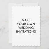 Creëer Uw Eigen Uitnodigingen 5 x 7 van het (Voorkant)