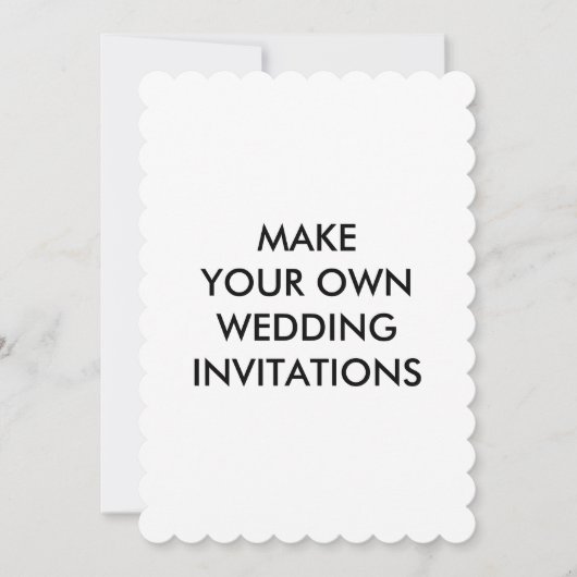 Creëer Uw Eigen Uitnodigingen 5 x 7 van het (Voorkant)