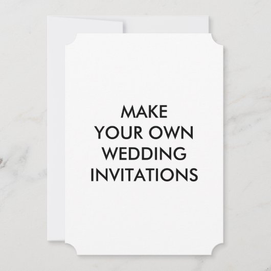 Creëer Uw Eigen Uitnodigingen 5 x 7 van het (Voorkant)