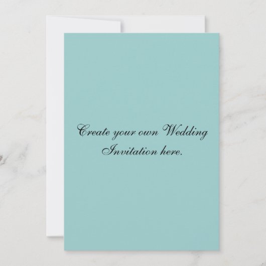 Creëer Uw Eigen Uitnodigingen van het Huwelijk van (Voorkant)