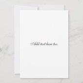 Creëer Uw Eigen Uitnodigingen van het Huwelijk van (Achterkant)