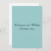 Creëer Uw Eigen Uitnodigingen van het Huwelijk van (Voorkant / Achterkant)