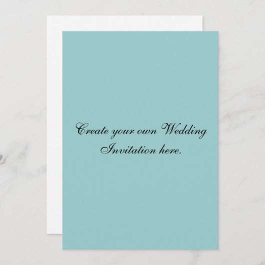 Creëer Uw Eigen Uitnodigingen van het Huwelijk van (Voorkant / Achterkant)