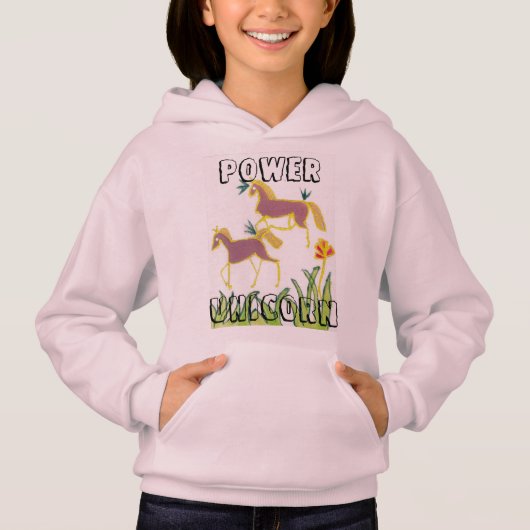 Creëer Uw eigen Unicorn Flora Power Cute Aesthetic (Voorkant)