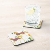 Creëer Uw eigen Unicorn Flora Power Cute Aesthetic Bier Onderzetter (Rechterzijde)