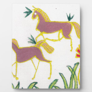 Creëer Uw eigen Unicorn Flora Power Cute Aesthetic Fotoplaat