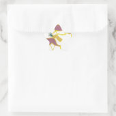 Creëer Uw eigen Unicorn Flora Power Cute Aesthetic Ster Sticker (Tas)