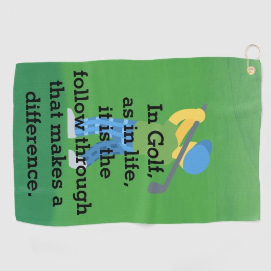 Creëer Uw eigen unieke Golfhanddoeken Golfhanddoek (Horizontaal)