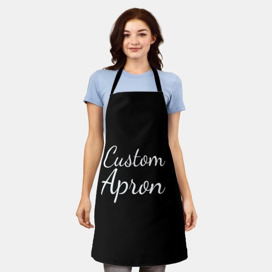 Creëer Uw eigen unisex Chef Baker Custom Apron Schort (Gedragen)