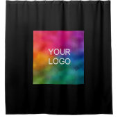 Creëer Uw eigen upload uw bedrijf Logo Douchegordijn (Voorkant)