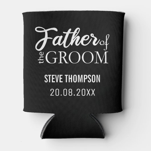 Creëer Uw eigen vader van de bruidegom Koelbox Blikjeskoeler (Voorkant)