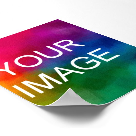 Creëer Uw eigen vakantie bruiloft Jubileum Foto Poster (Hoek)