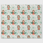 Creëer uw eigen vakantiefee cadeaupapier (Vlak)