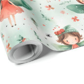 Creëer uw eigen vakantiefee cadeaupapier (Rol Hoek)