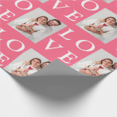 Creëer uw eigen Valentijnsdag op maat Cadeaupapier (Hoek)