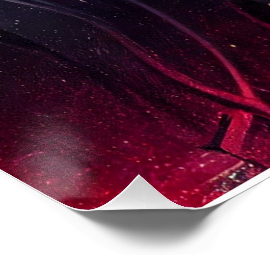 Creëer Uw eigen varken in de ruimte Astronaut Perfect Poster (Hoek)